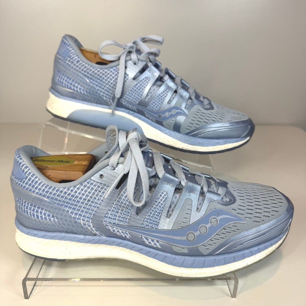 Saucony Liberty ISO Running‎ Shoes Womens 9 Fog Blue S10410-1 EVERUN Stability
